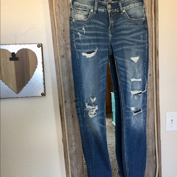 Silver Jeans Denim - Silver Womens  skinny jeans